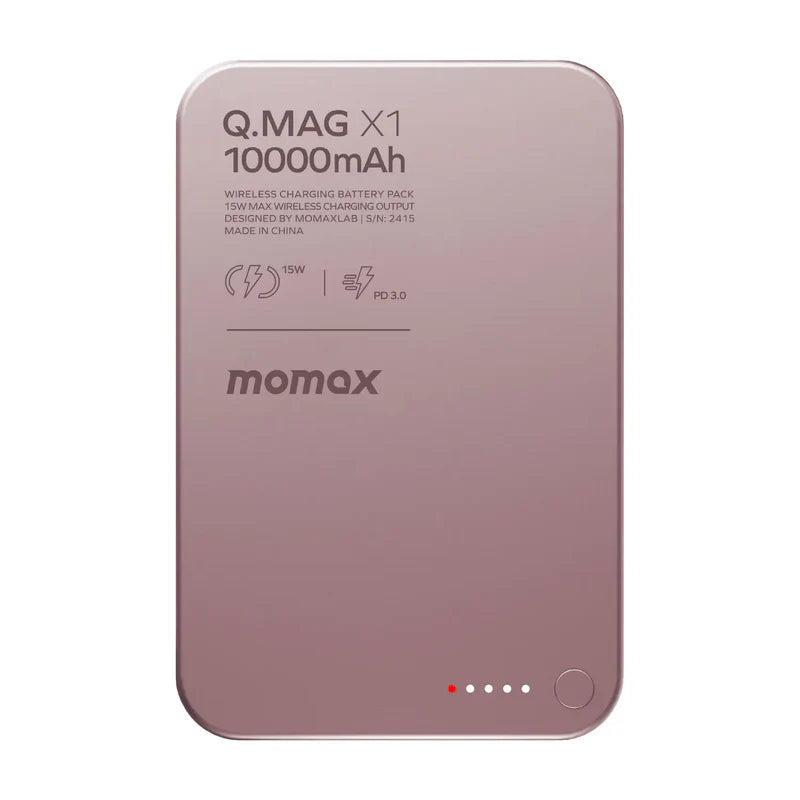 Momax Q.Mag X1 Magnetic Wireless Power Bank 10000mAh - Gen 2
