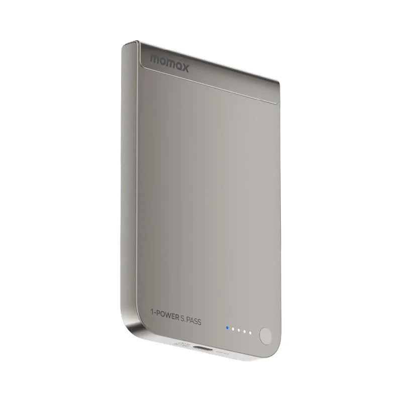 Momax 1-Power S.Pass 5000mAh Qi2 Magnetic Wireless Battery Pack