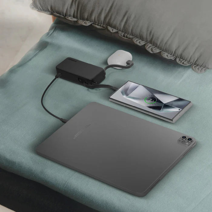 MOMAX 1-Power Vital+ Power Bank 10000mAh With 2 Built-In USB-C Cables
