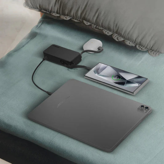 MOMAX 1-Power Vital+ Power Bank 10000mAh With 2 Built-In USB-C Cables