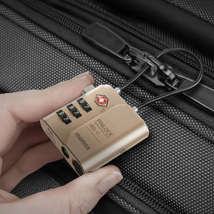 MOMAX PinLock Find My Locator with TSA Padlock