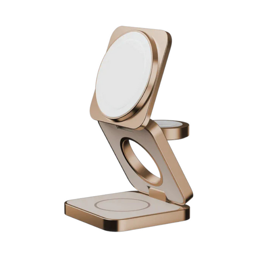 MOMAX  Q2.Mag 3-in-1 Foldable Qi2 15W Magnetic Wireless Charging Stand