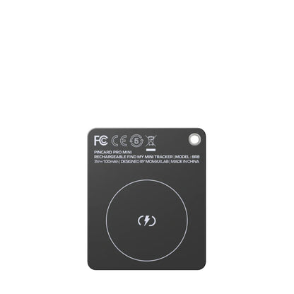 MOMAX PinCard Pro Mini Rechargeable Find My Locator