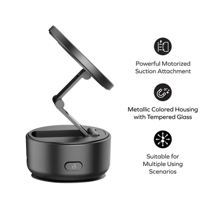 MOMAX 1-Snap Go Auto Suction Magnetic Phone Stand