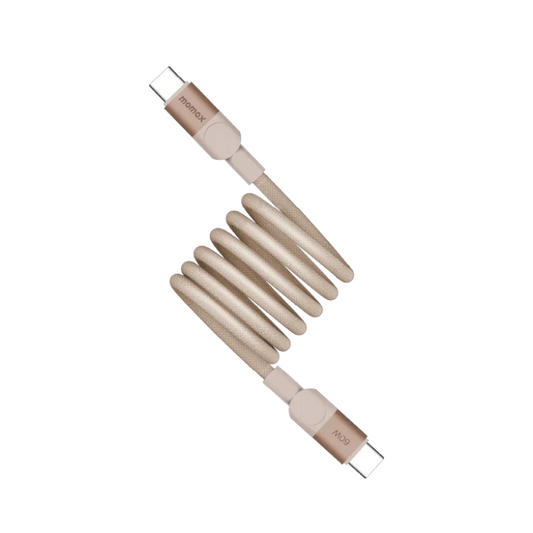 MOMAX Mag.Link Magnetic USB-C to USB-C Cable 60W 1m