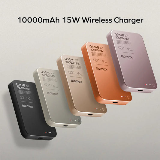 Momax Q.Mag X1 Magnetic Wireless Power Bank 10000mAh - Gen 2