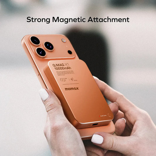 Momax Q.Mag X1 Magnetic Wireless Power Bank 10000mAh - Gen 2