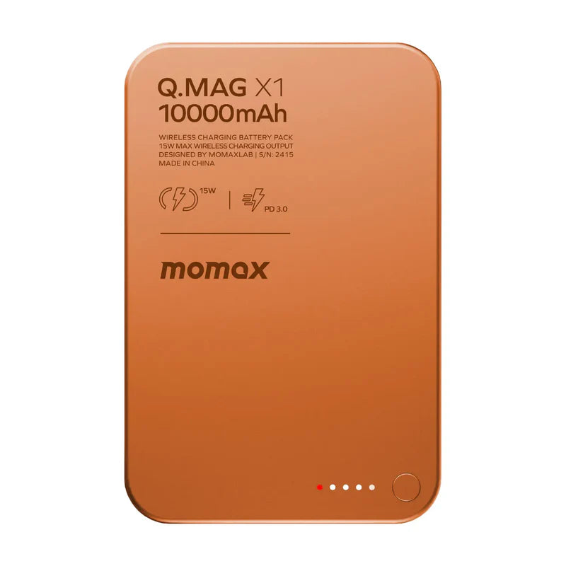 Momax Q.Mag X1 Magnetic Wireless Power Bank 10000mAh - Gen 2