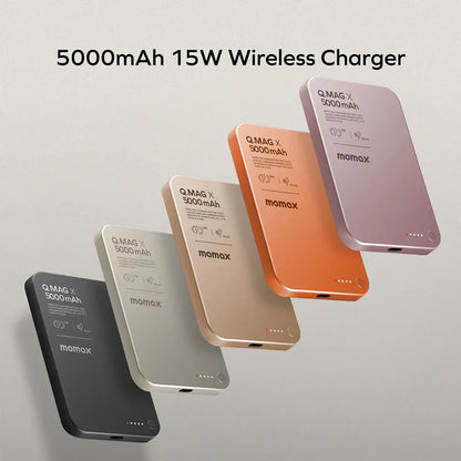 Momax Q.Mag X Magnetic Wireless Power Bank 5000mAh - Gen 2