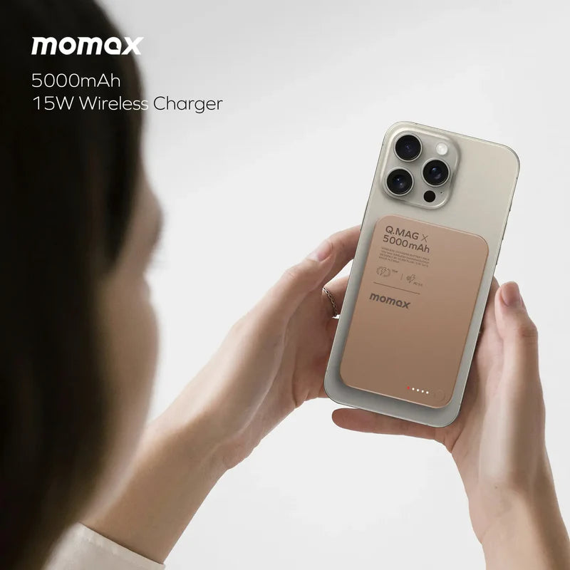 Momax Q.Mag X Magnetic Wireless Power Bank 5000mAh - Gen 2