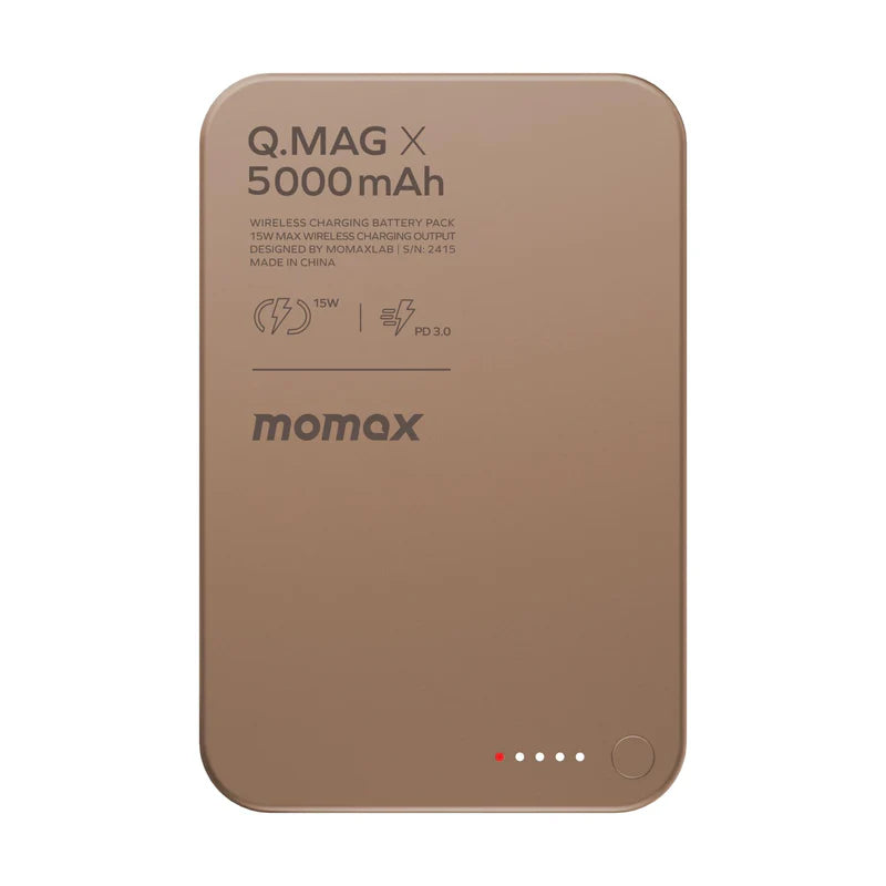 Momax Q.Mag X Magnetic Wireless Power Bank 5000mAh - Gen 2