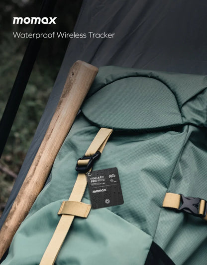 MOMAX PinCard Pro Mini Rechargeable Find My Locator