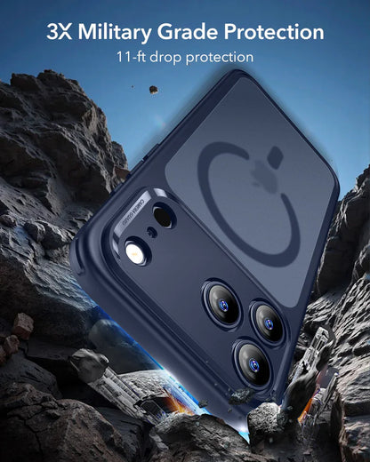ESR Classic Hybrid Magnetic Case (Camera Control) - Frosted Blue