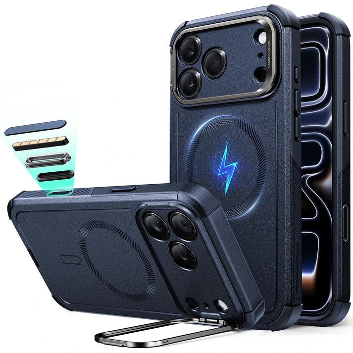 ESR Cyber Tough Magnetic Case (Camera Control, Stash Stand) 17 SERIES