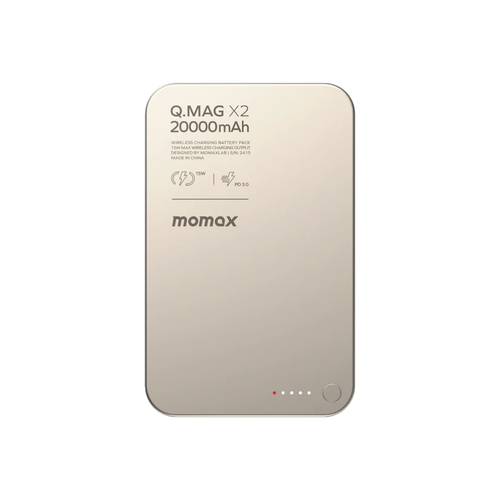Momax Q.Mag X2 Magnetic Wireless Power Bank 20000mAh - Gen 2